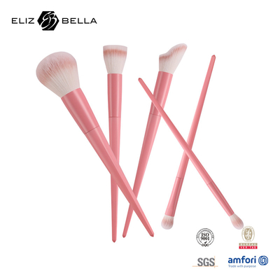 Bộ sưu tập cọ trang điểm lông mày bằng nhôm đồng Ferrule trong túi opp