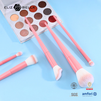 Bộ sưu tập cọ trang điểm lông mày bằng nhôm đồng Ferrule trong túi opp