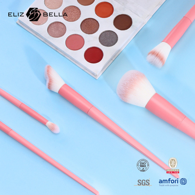 Bộ sưu tập cọ trang điểm lông mày bằng nhôm đồng Ferrule trong túi opp