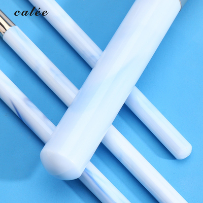 4pcs Hành trình trang điểm bàn chải nhựa cầm bàn chải mỹ phẩm với PVC hộp đóng gói