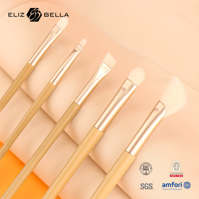 11 miếng Nice Wooden Handle Beauty Makeup Brush Tools,Aluminum Ferrule Cosmetic Brushes,Synthetic Hair Brushes Kits