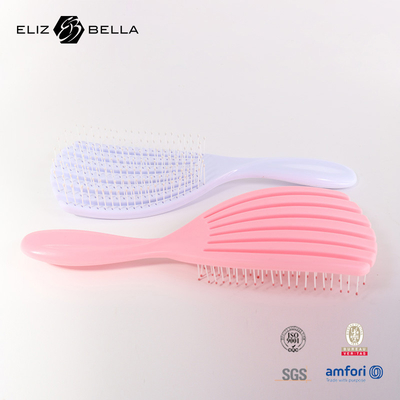 Hỗn hợp môi trường sản xuất túi khí chải thiết lập Máy massage tay cầm nhựa gỗ Paddle tóc chải