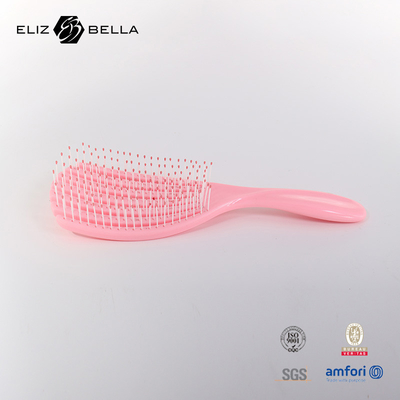 Tùy chỉnh ướt và khô đường cong lỗ thông gió xoắn ốc tóc chải chải vòng tròn Massage vuông Paddle Detangle tóc chải cho tóc xoăn