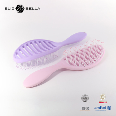 Nhãn hiệu riêng kiểu tóc chải Common Comb tùy chỉnh màu sắc mềm chải để dễ dàng loại bỏ tangle