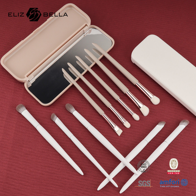 Bộ bàn chải trang điểm du lịch mini   5PCS Vegan & Cruelty-Free Cosmetic Brushes for Face & Eyes