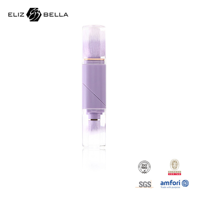 2 trong 1 Thiết kế Chải kéo ra mềm bền Tạo trách nhiệm 100% Vegan Nylon Hair Makeup Brushes cho Salon/Home/Gift