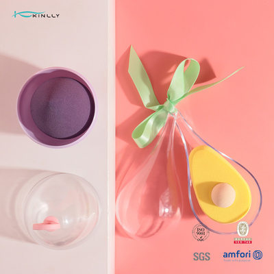 4 PCS Makeup Puff Sponge tái sử dụng hình trái cây tùy chỉnh cho hỗn hợp bột kem