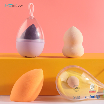 4 PCS Makeup Puff Sponge tái sử dụng hình trái cây tùy chỉnh cho hỗn hợp bột kem