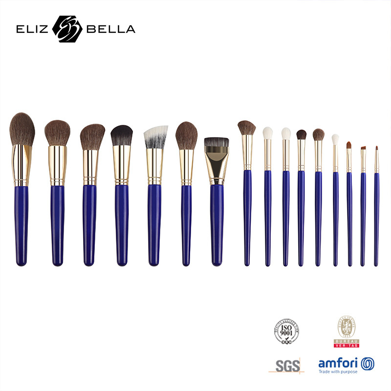 Sản phẩm chất lượng chuyên nghiệp Full Makeup Brush Set For Private Label, Sản phẩm mỹ phẩm chải đặt với tóc tổng hợp
